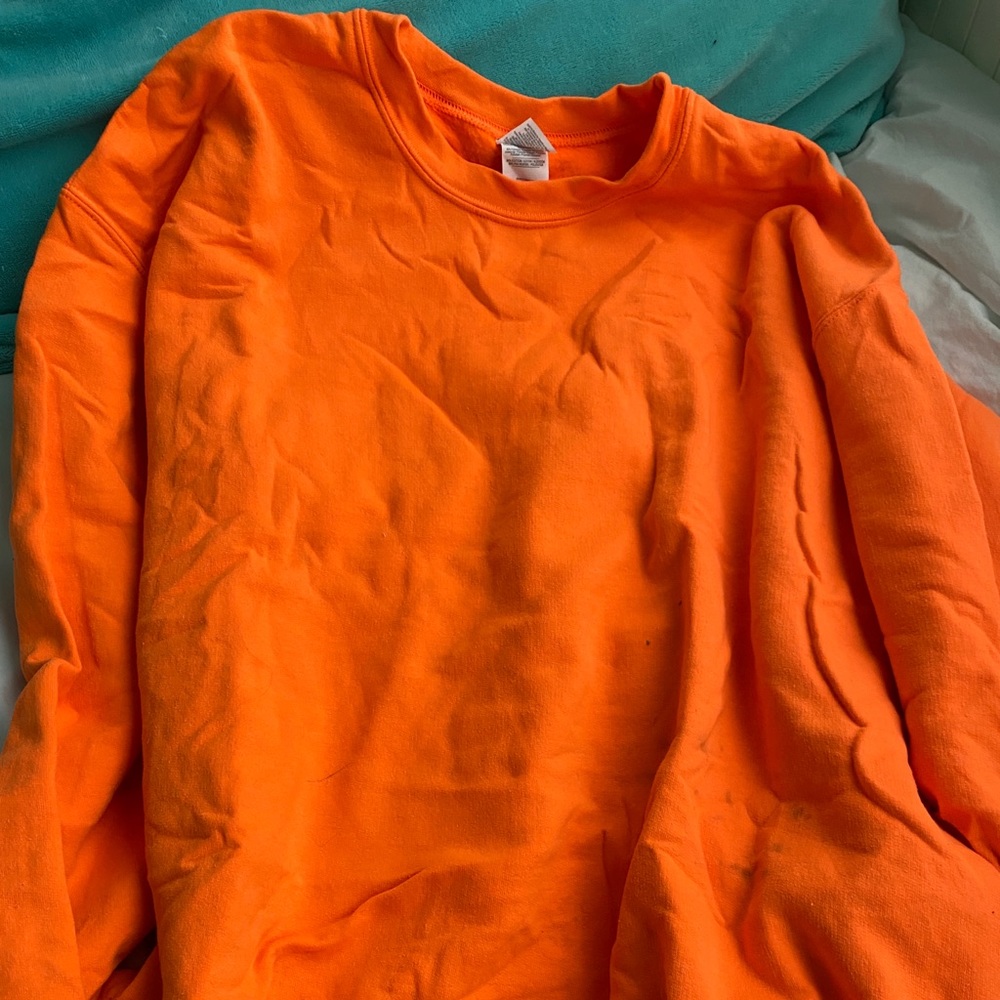 Bright Orange Sweatshirt